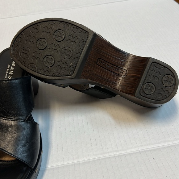 Naturalizer Black Slide Sandals with Cushioned Sole - Picture 9 of 9